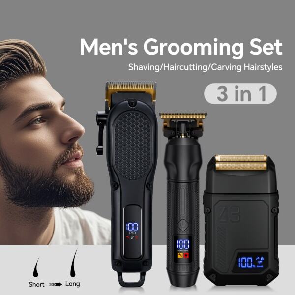 Achieve the perfect grooming results with our beard and hair trimmer se
