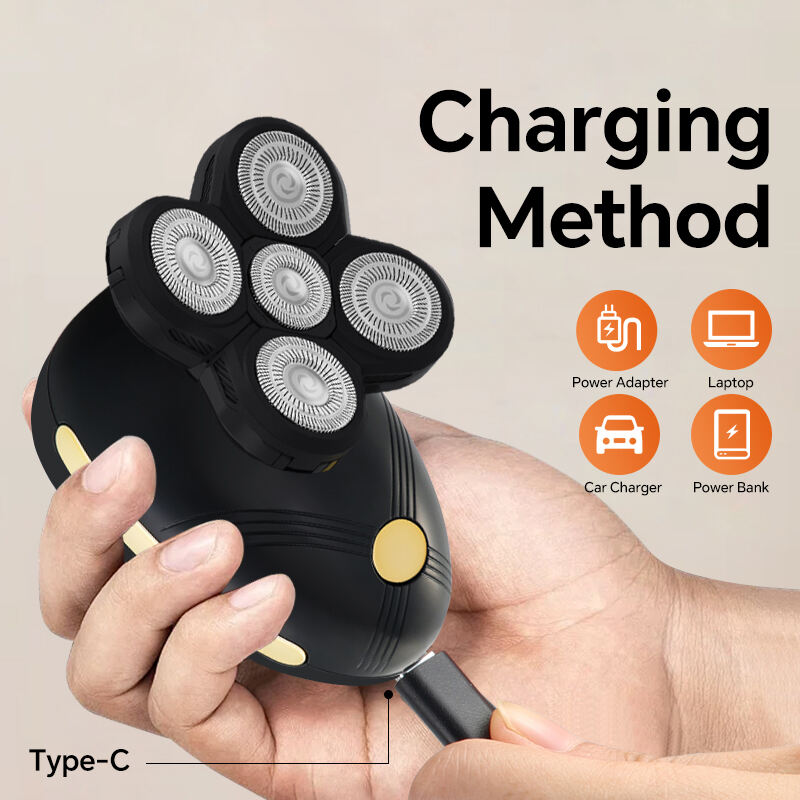 product divine household electric shaver with exclusive five blade system usb charging tool for rv and hotel use-13