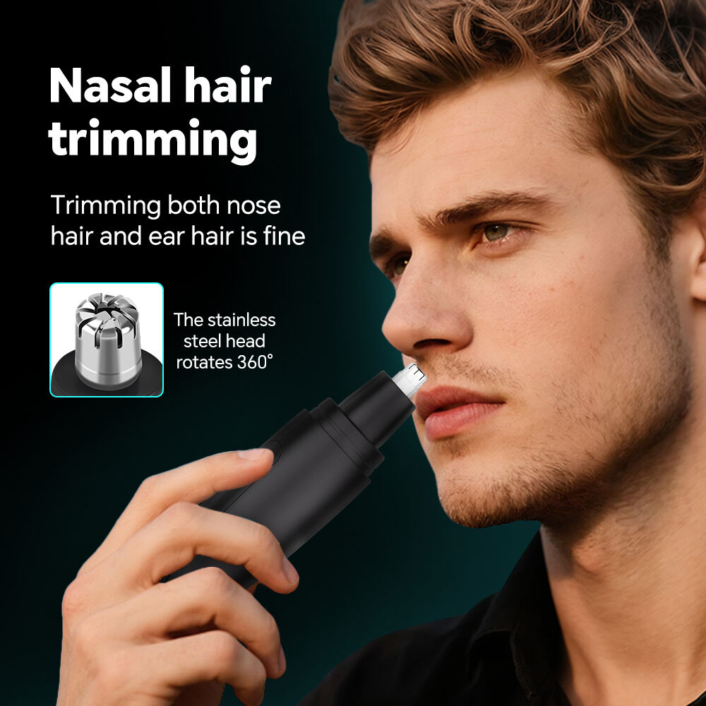 product professional usb rechargeable electric hair for clipper trimmer for men wireless barber cutter with stainless steel blade-12