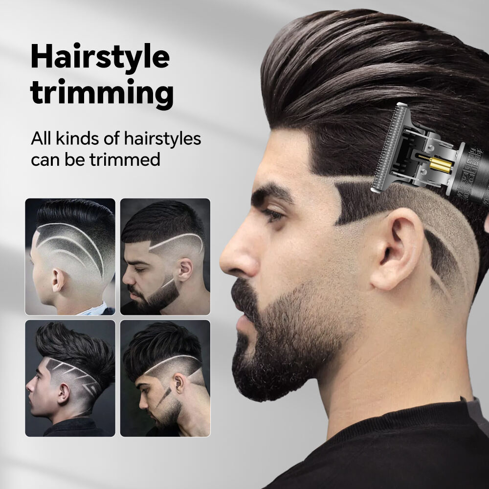 product led display hair cut machine hair trimmer new model rechargeable with barber electric hair clipper set-11