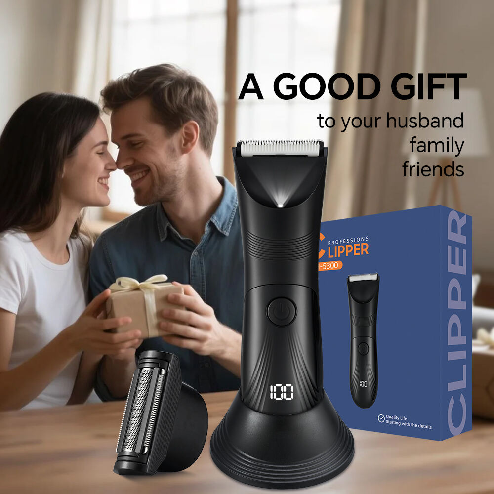 product mens professional use ceramic body hair trimmer epilator shaver kit wholesale beard grooming personal use product category-15