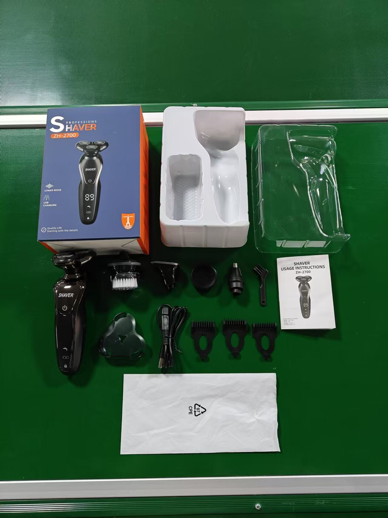 product mens 5 in 1 electric shaver usb charging full body multi functional three blade floating beard shaver for household rv hotel-8