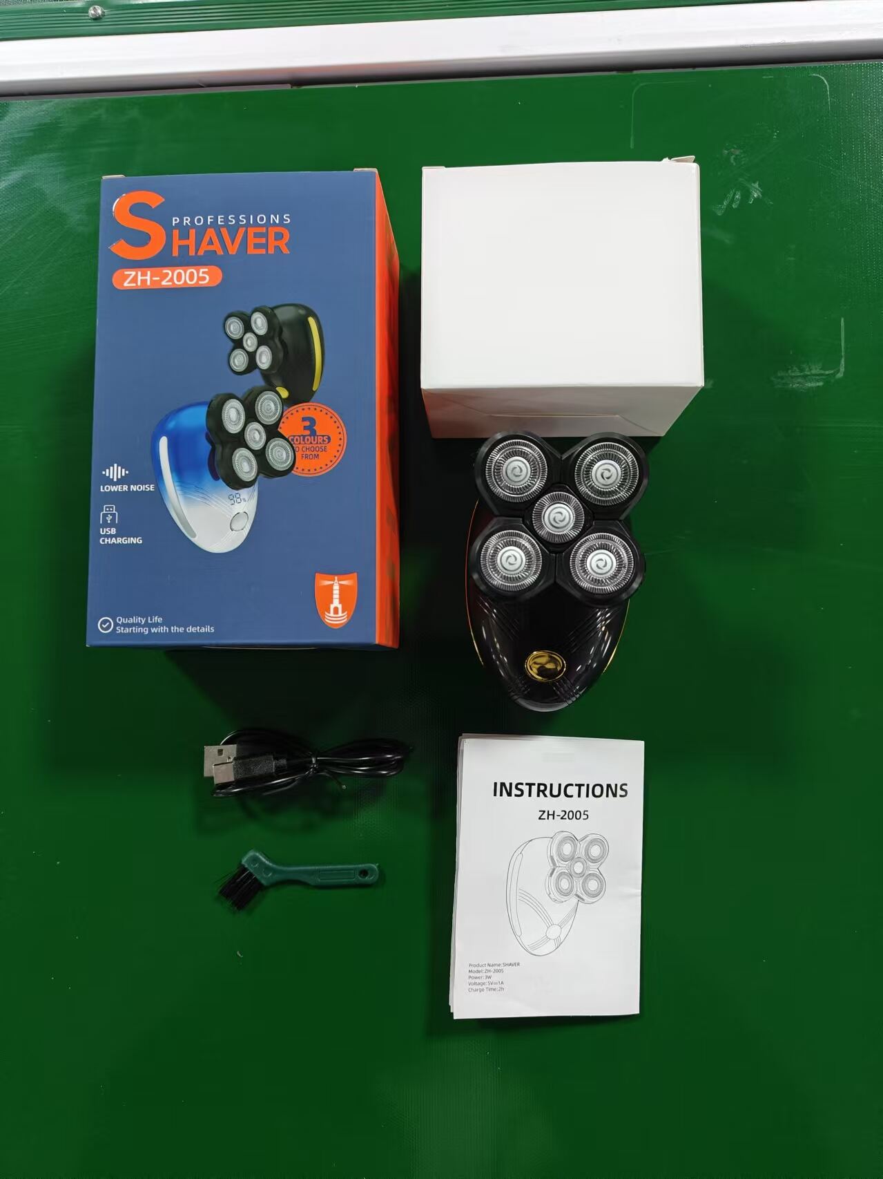 product divine household electric shaver with exclusive five blade system usb charging tool for rv and hotel use-8