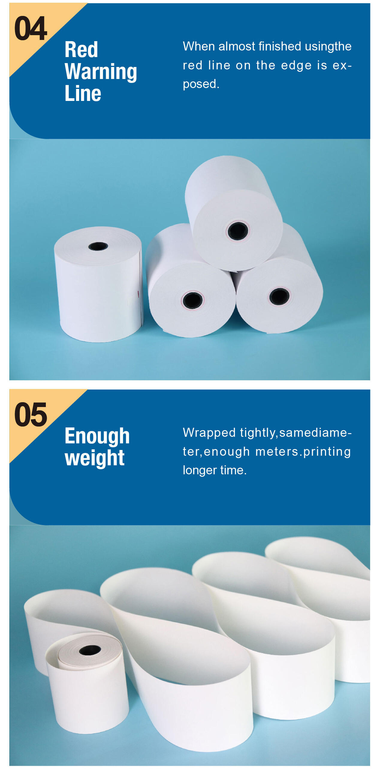 Office Supply Cash Register Thermal Paper Jumbo Rolls Fast Delivery Custom Logo 80mm Paper Roll Free Sample Pos Thermal Paper supplier