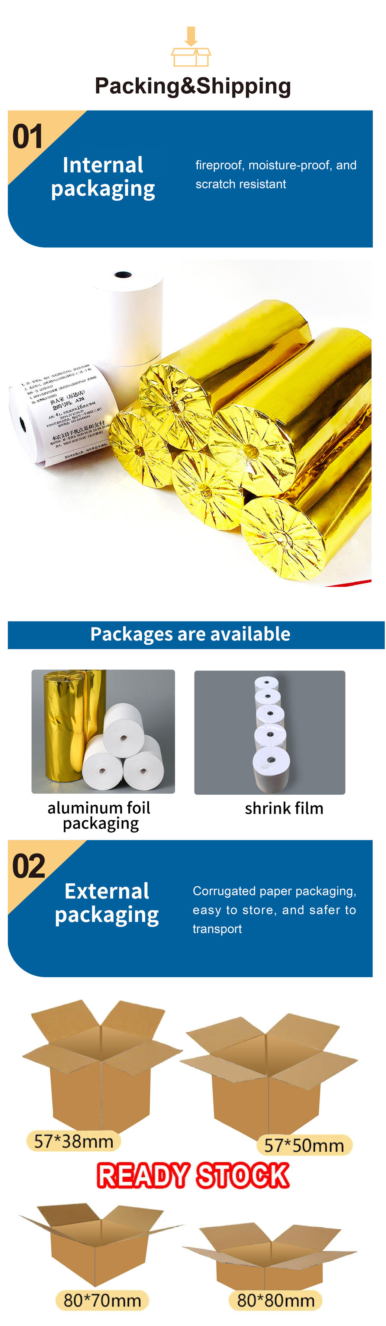 Office Supply Cash Register Thermal Paper Jumbo Rolls Fast Delivery Custom Logo 80mm Paper Roll Free Sample Pos Thermal Paper details