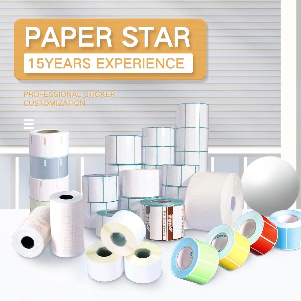 Thermal Label Paper 100*100 80*100 Waterproof Printed for Labels 100*150 factory