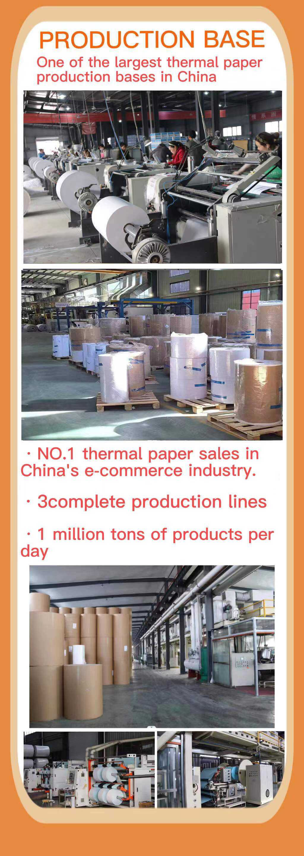 Popular 2023 Thermal Paper 80mm 57mm Supports Custom Patterns Made in China details