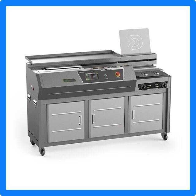 Automatic glue binding technology