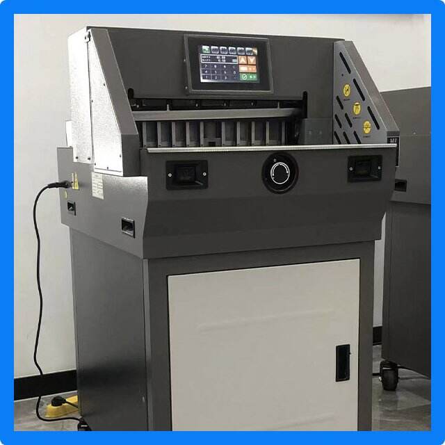 Save time and effort with an automatic paper cutter