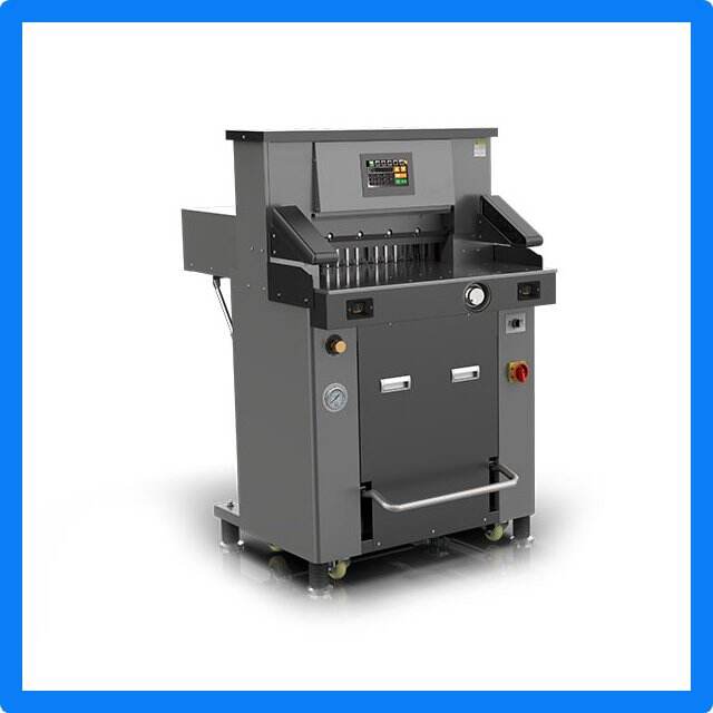 The A3 Guillotine Paper Cutter's sturdy base and non-skid feet keep it steady during cutting for efficient workflow.