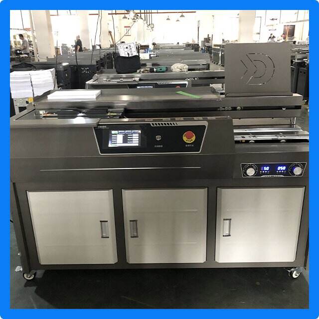 Automatic glue binding