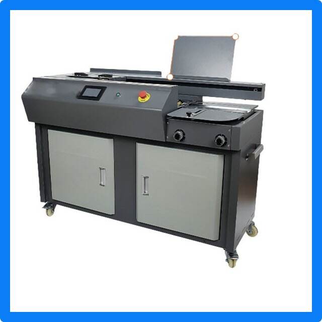 Utilizing a Glue Book Binding Machine