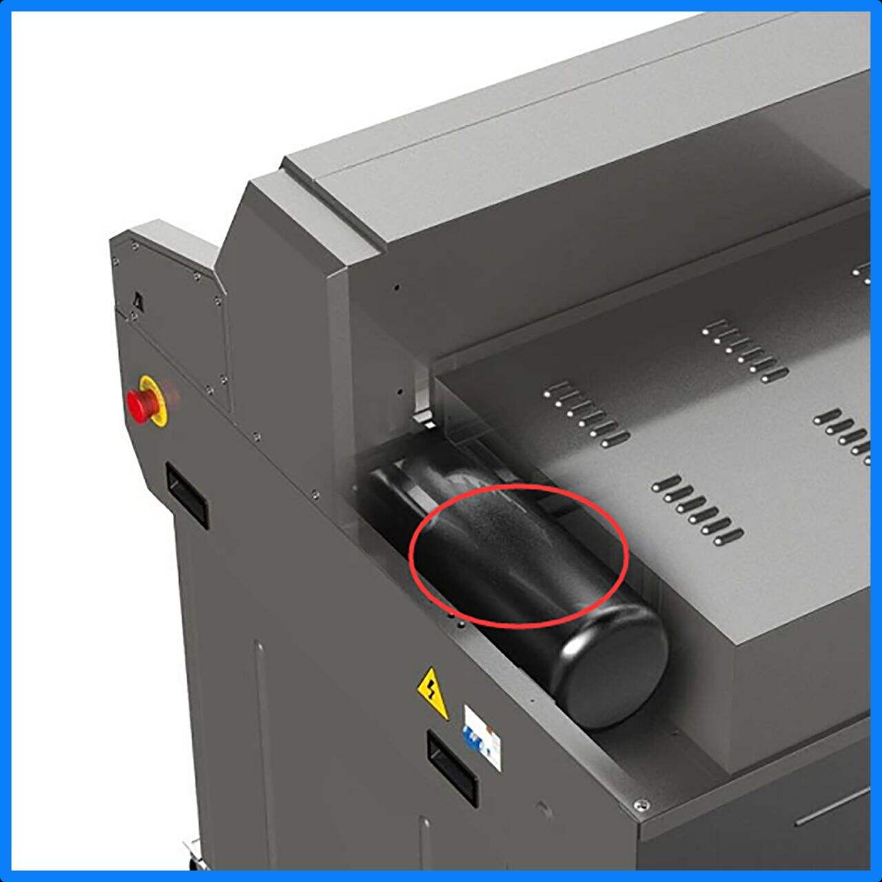 Heavy-duty guillotine for industrial paper cutting