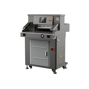 FRONT E5208L - 520mm/20.47 inch A3 SIZE VARIABLE FREQUENCY GUILLOTINE PROGRAMMABLE ELECTRIC PAPER CUTTER