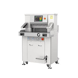 FRONT CP5610L - 560mm/22.04 inch A3 SIZE HEAVY-DUTY GUILLOTINE VARIABLE FREQUENCY HYDRAULIC PAPER CUTTER 380V SILENT PAPER CUTTING MACHINE
