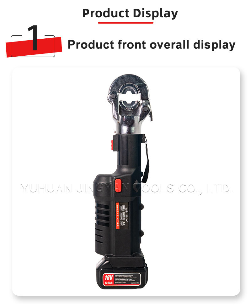 ES-300/30C 60KN Electric Hydraulic Tool Kit Dual-Head All-in-One Crimping and Cutting Kit for Copper Aluminum Lugs up to 300mm² details