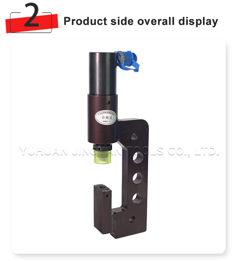 CXG-5050 Hydraulic Hand-Held Photovoltaic Bracket Bottom Hole Punching Machine supplier