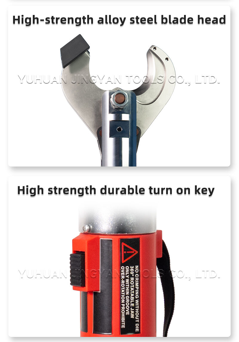 ES-300/65C 2-in-1 Battery Powered Hydraulic Crimper and Cutter for Copper Aluminum Lugs up to 300mm² details