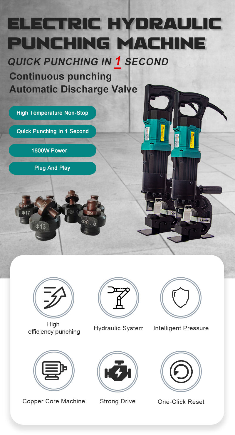 MHP-22S Hydraulic Metal Hole Puncher Punching Machine with Puncher Dies supplier