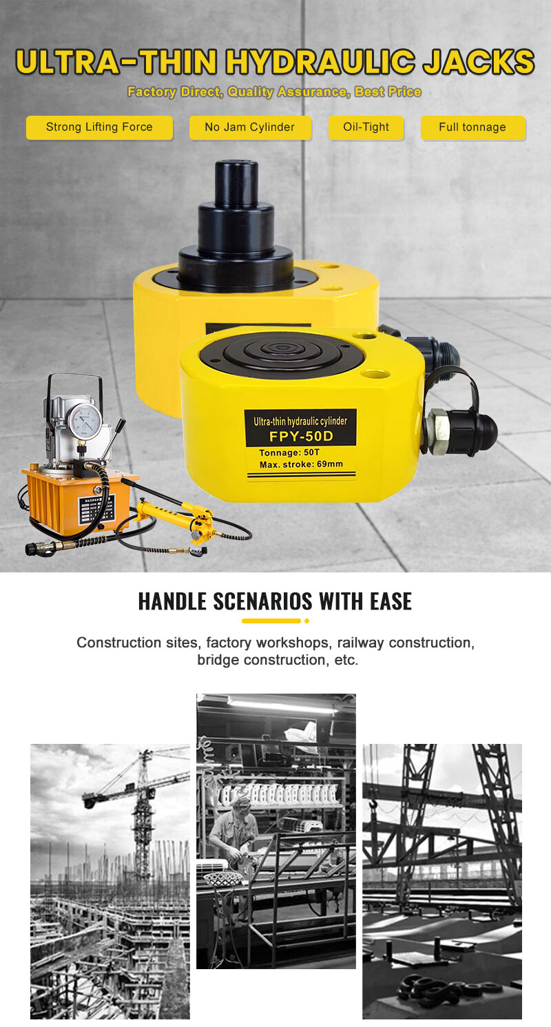 FPY-50D 50ton Multistage Hydraulic Cylinder supplier