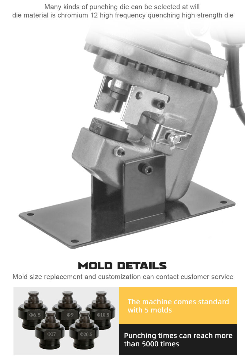 High Precision MHP-20S Electric Powered Industrial Hydraulic Punch Press for Angle Steel Metal Fabrication details
