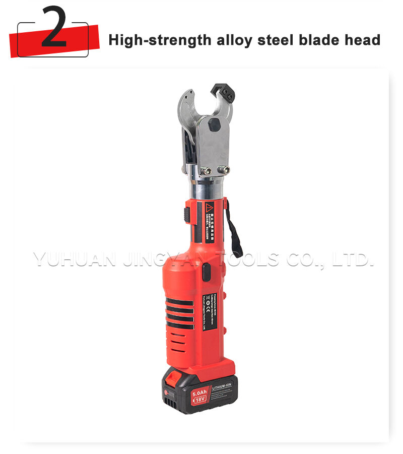 ES-300/30C Brushless Electric Hydraulic Crimping and Cutting Tool 6 Tons Dual-Head Set for Copper Aluminum Lugs up to 300mm² manufacture