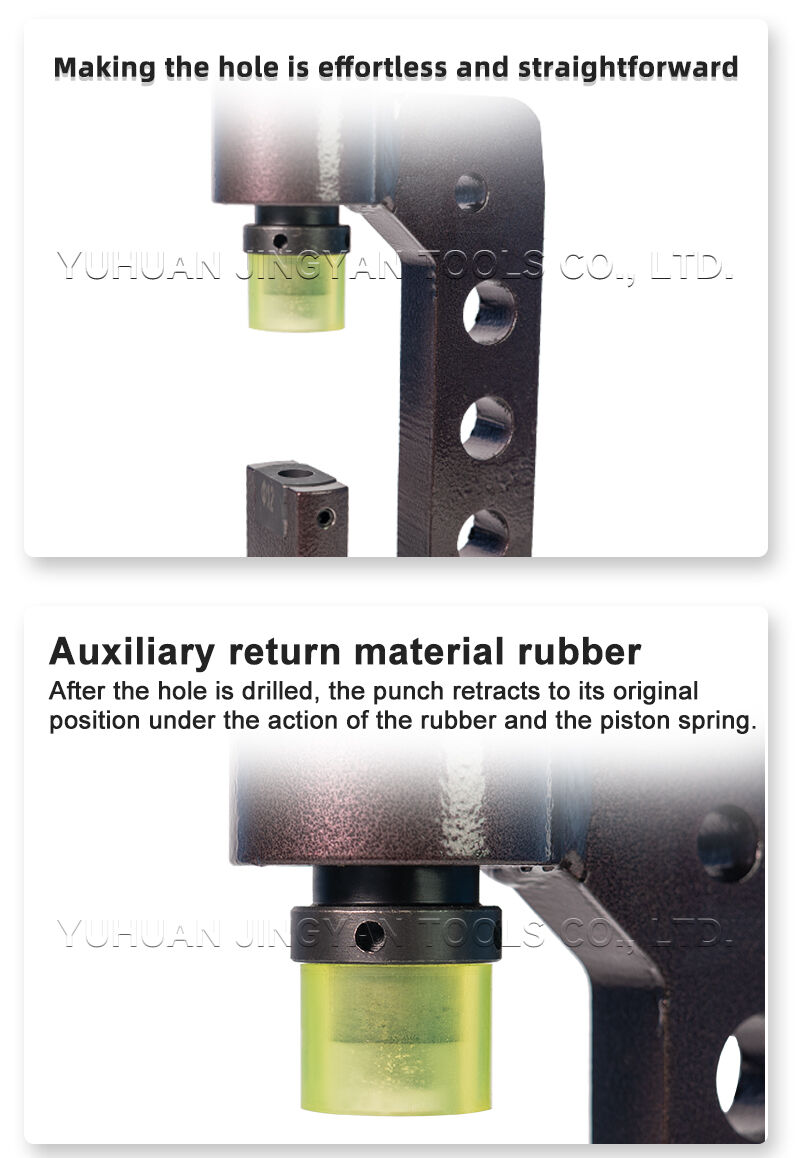 CXG-5050 Hydraulic Hand-Held Photovoltaic Bracket Bottom Hole Punching Machine supplier