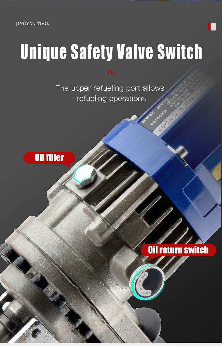 MHP-20 Hand-Held Electric Hydraulic Punch Tool for Angle Steel 35mm Depth Electric Hydraulic Puncher supplier