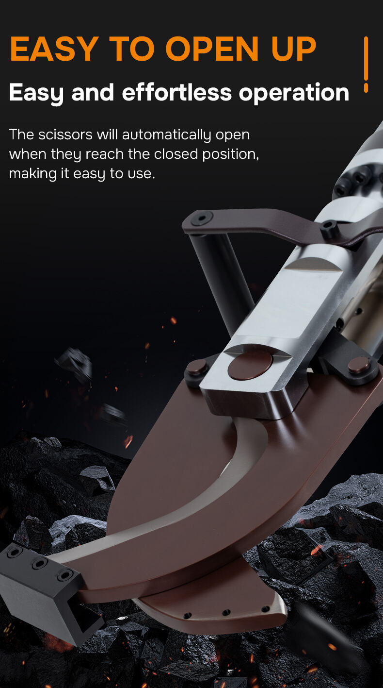 JP-A-120C Capacity 120mm Hydraulic Cable Cutter Cuts Copper, Aluminum, Steel Cables with 25 Tons Force supplier