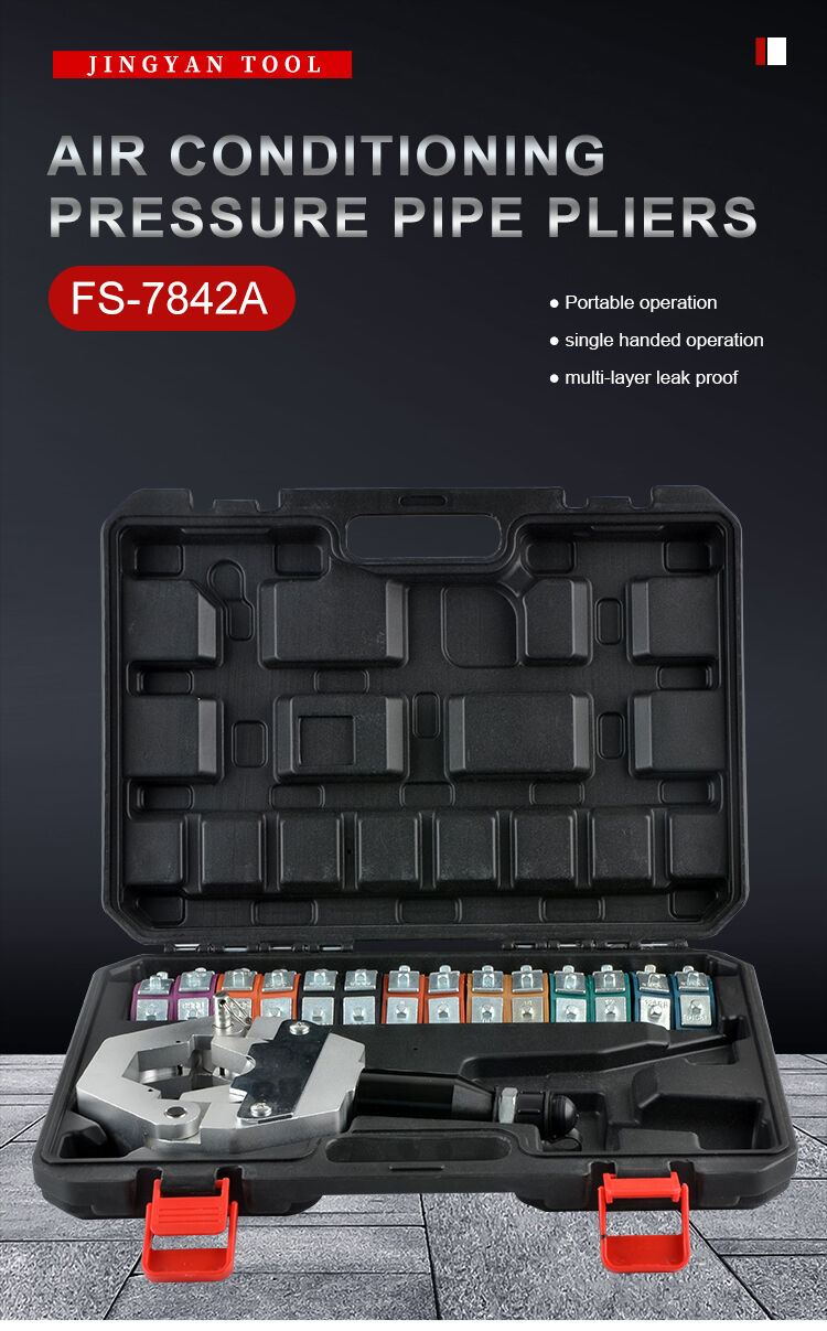 FS-7842A Split Hvac Tools A/C Hose Crimping Machine Hydraulic Hose Crimper for Air Conditional Hoses Press Tool factory
