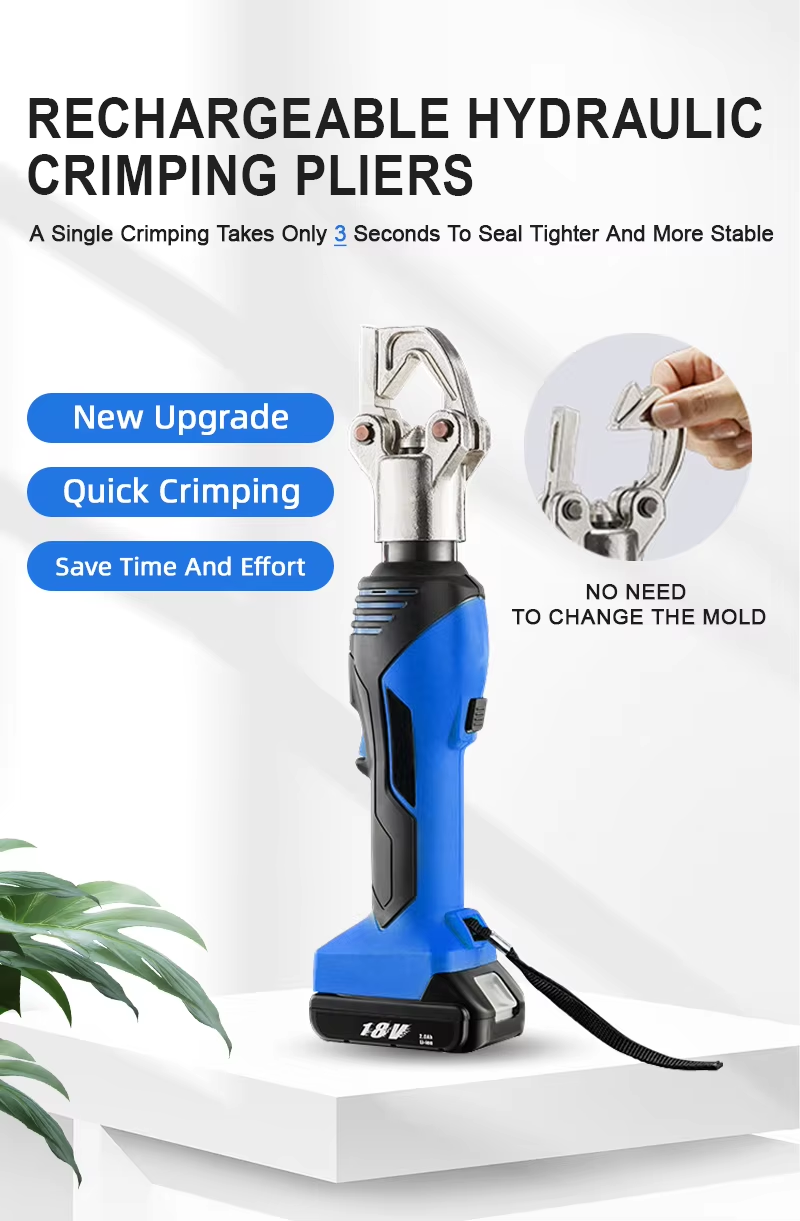 ES-240DY Battery-Powered Hydraulic Cable Cutter | No Die Change Needed | 16-240mm² Capacity factory