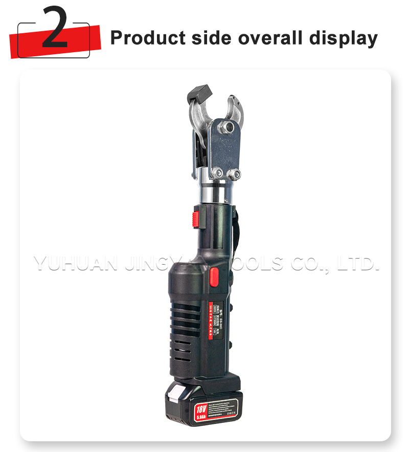 ES-300/30C 60KN Electric Hydraulic Tool Kit Dual-Head All-in-One Crimping and Cutting Kit for Copper Aluminum Lugs up to 300mm² manufacture