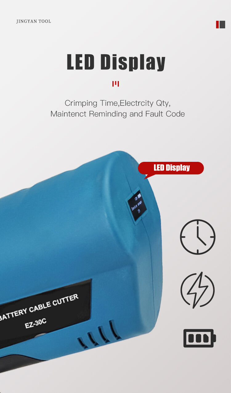 Battery Electric Powered Hydraulic Tool EZ-300/30C 2 in 1 Cordless Cutter and Crimper for Cable Cutting and Crimping manufacture