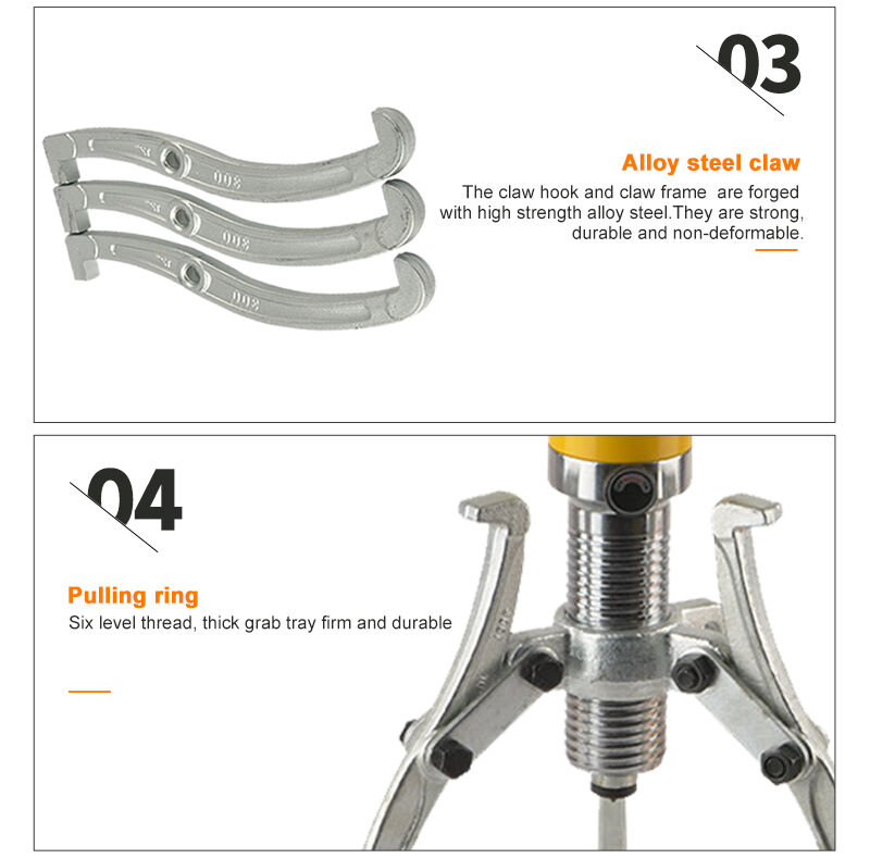 YL-20S 20T Hydraulic Gear Puller Wheel Bearing Separator Pump Adjustable Oil Tube Drawing Machine 3 in 1 Jaws Kits manufacture