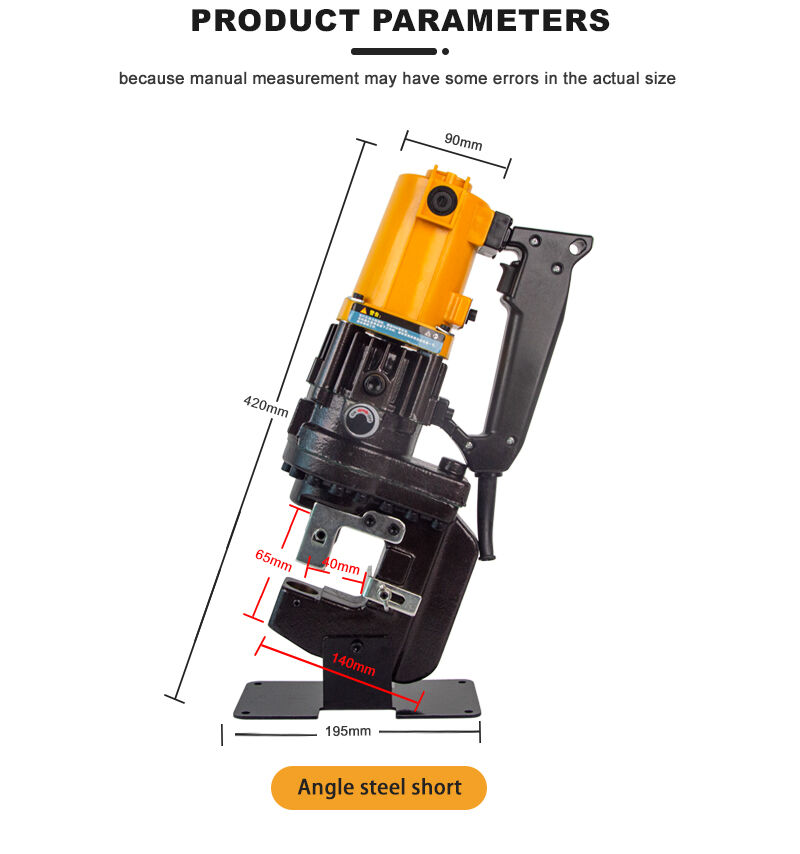 High Precision MHP-20S Electric Powered Industrial Hydraulic Punch Press for Angle Steel Metal Fabrication details