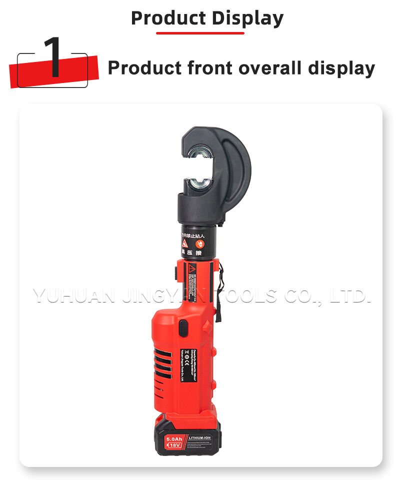 Hot Sale Industrial ES-400 Electric Hydraulic Crimper Crimping 16-400mm² Wires, Cables, Lugs Portable for Utility/Construction factory