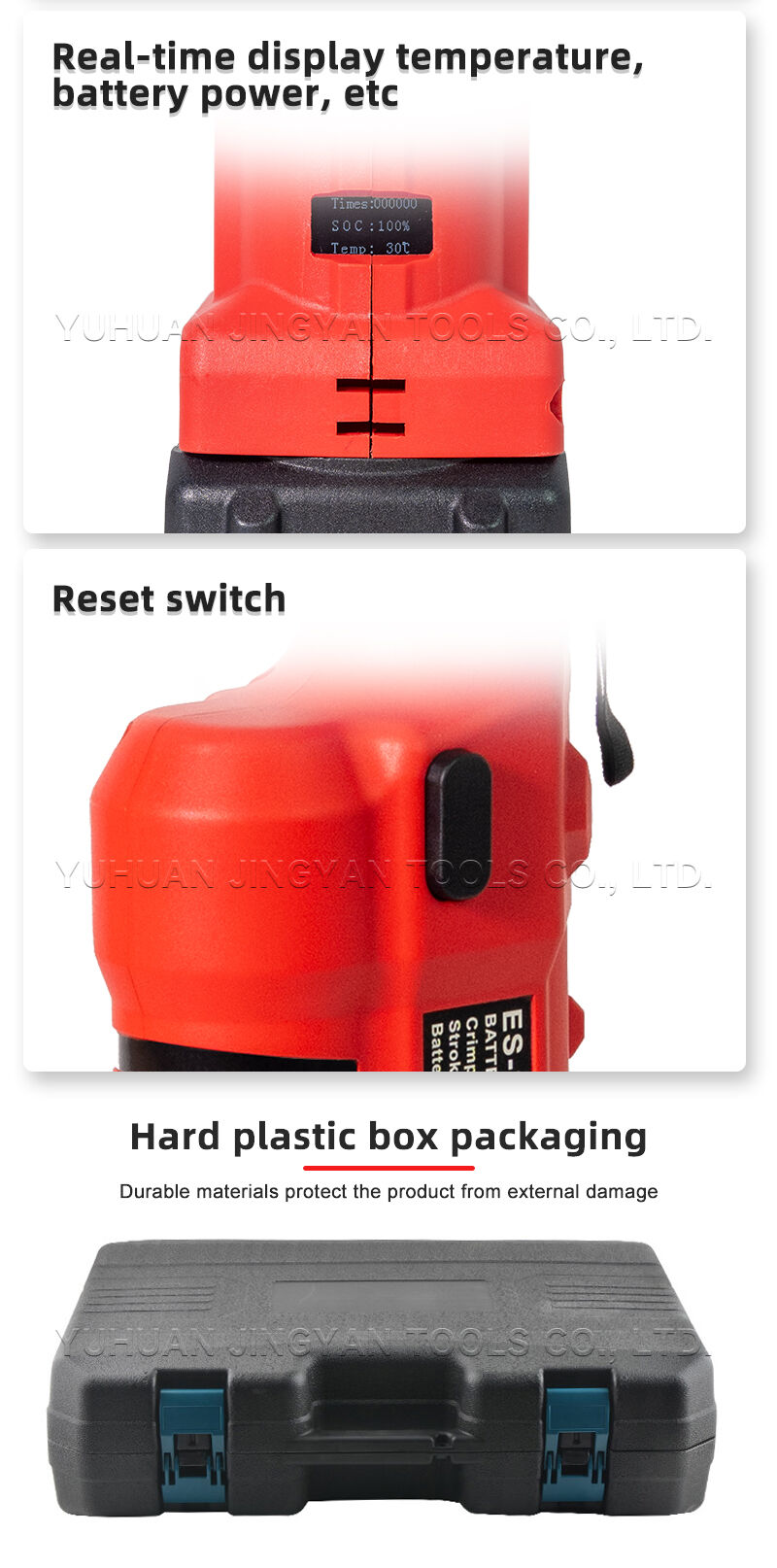ES-85C Industrial Battery-Powered Hydraulic Cable Cutting Tool for Copper Conductors and Armored Cables factory