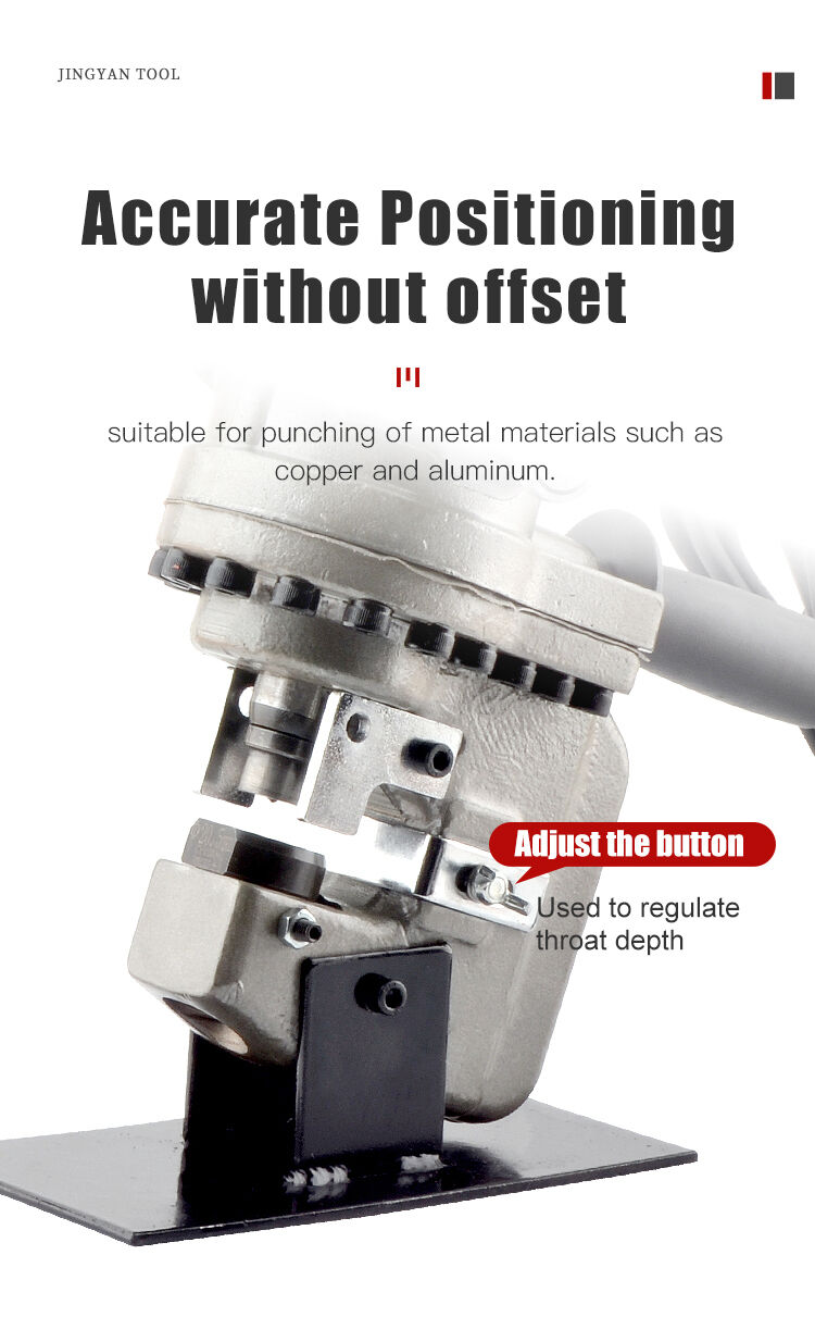 MHP-20 Hand-Held Electric Hydraulic Punch Tool for Angle Steel 35mm Depth Electric Hydraulic Puncher details