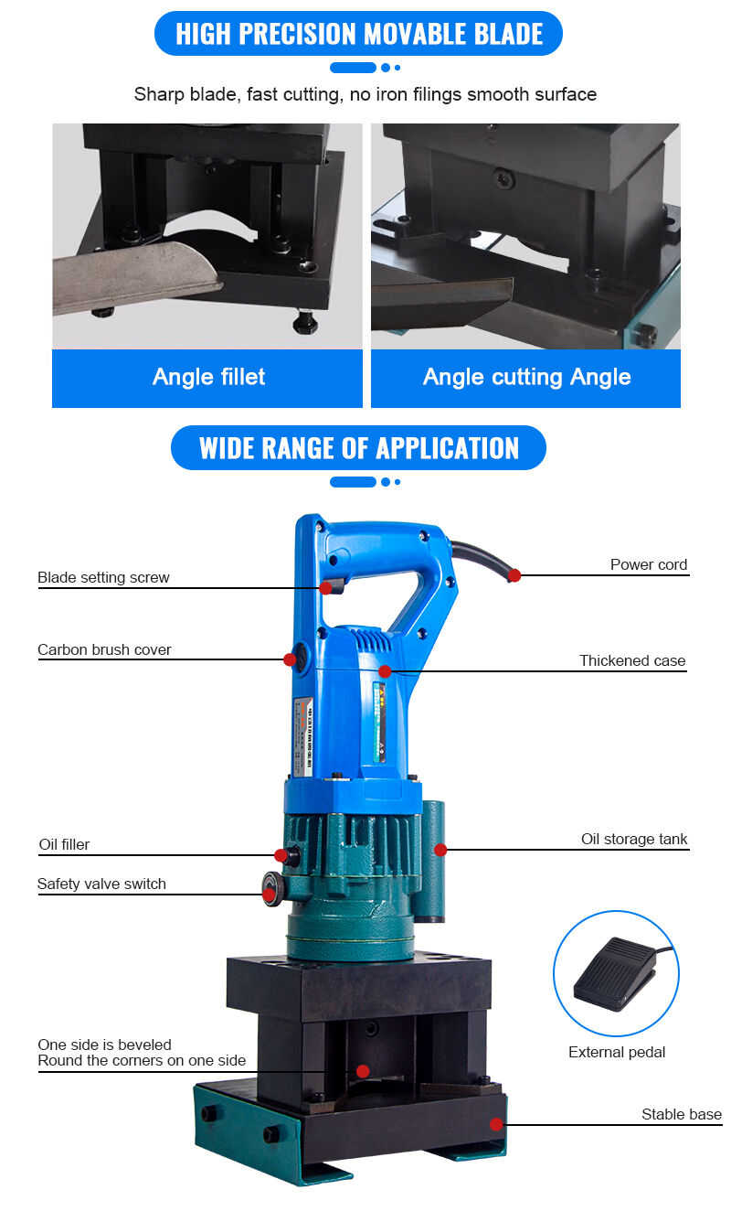 MH-60   Portable Plug-in Angle Steel 45 Degrees and Arc Angle 60*6 Electric Angle Chamfer supplier