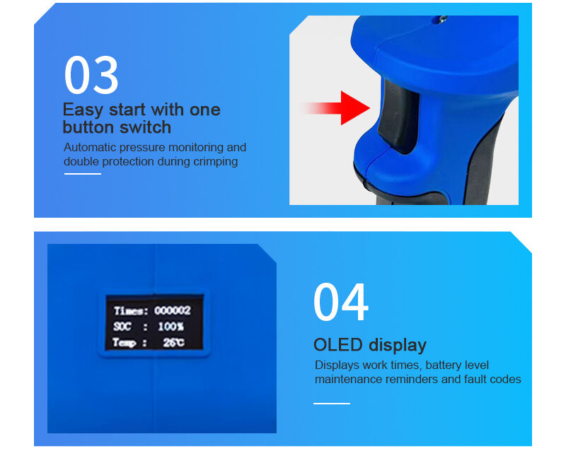 EZ-24 Battery Hydraulic square Hole Punching Tool Transformer Box 3mm Hole Opener Steel Iron Hydraulic Bridge Hole Puncher details