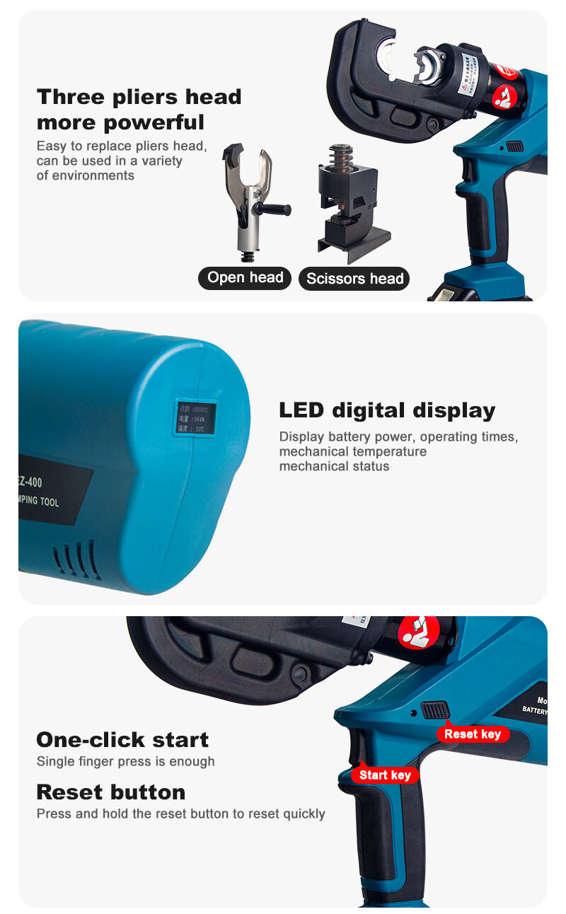 YJEZ-400H Multifunction Electrohydraulic Cable Cutting, Crimping and Punching Three in One supplier