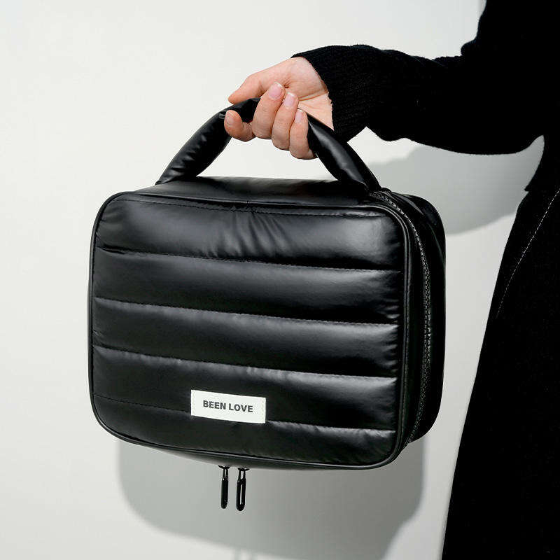 Explore the various styles and materials of quilted makeup pouches