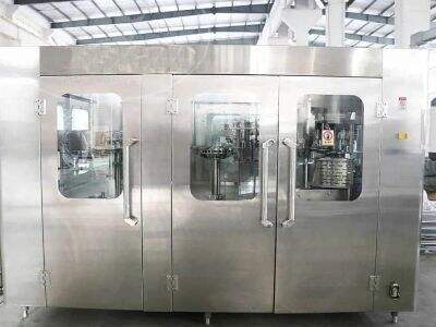 Linha de Enchimento a Frio com Controle PLC para Dosagem Precisa de Volume