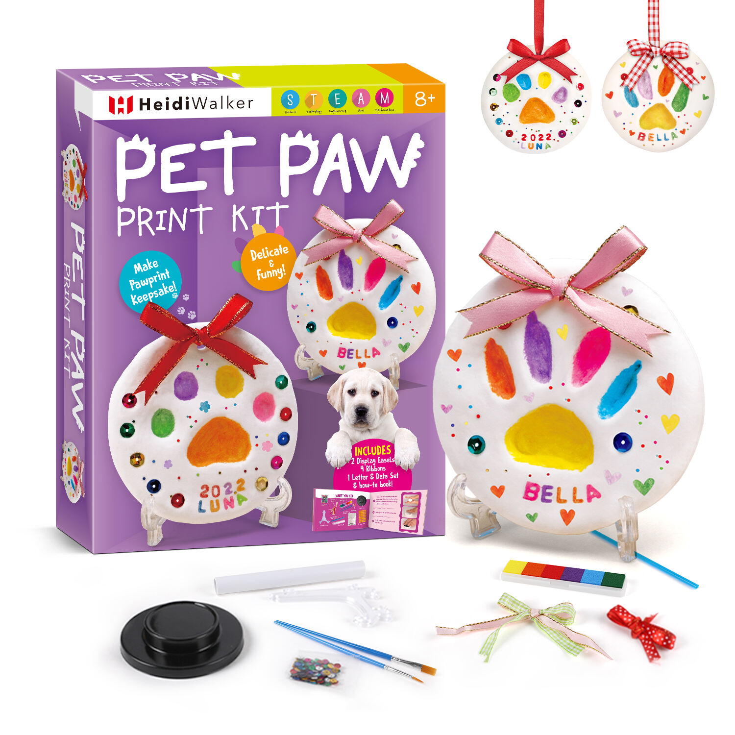 Kit d'empreintes de pattes d'animaux de compagnie