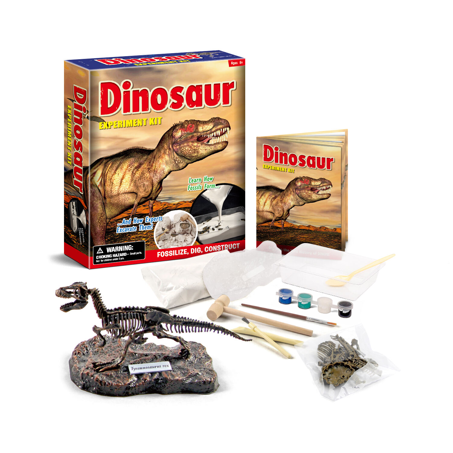 Kit d'expérimentation sur les dinosaures