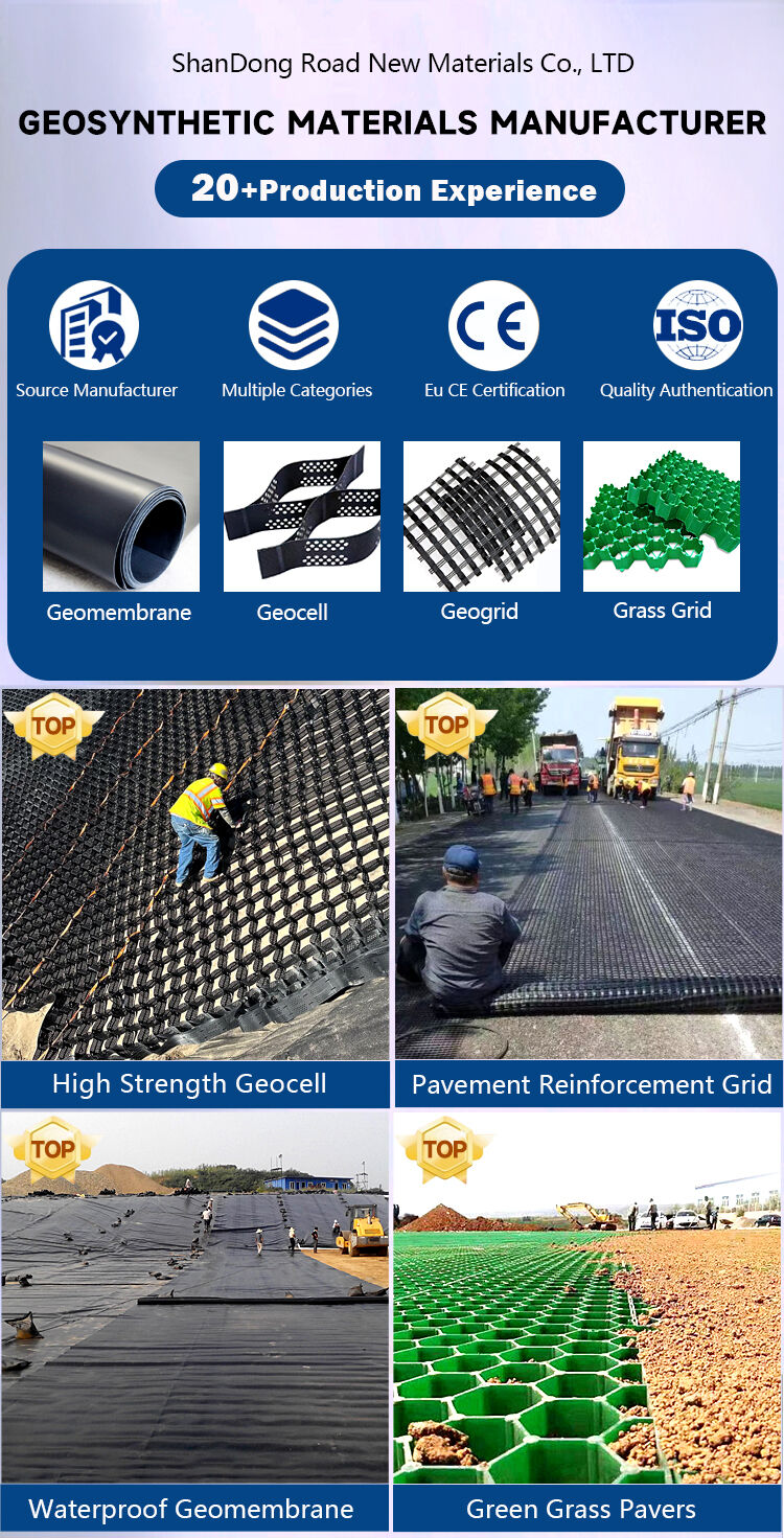 product hdpe geocell gravel stabilizer 50mm 200mm manufacturers price for ground grid for farm land walkway driveway road strengthening-1