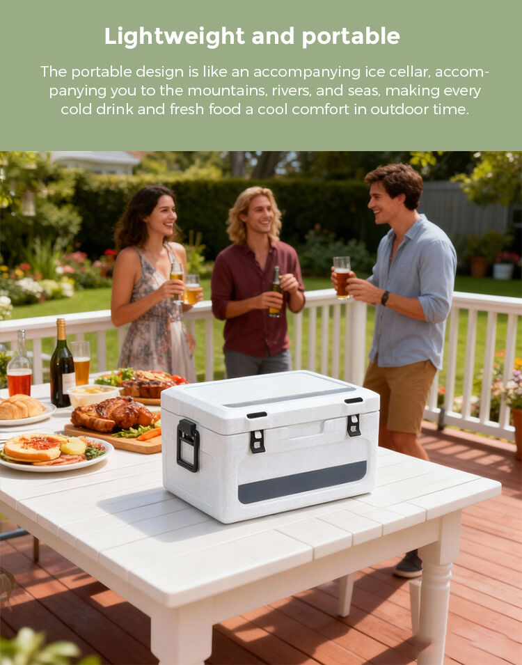product ice chest cooler box for camping and picnic large capacity cooler box set-6