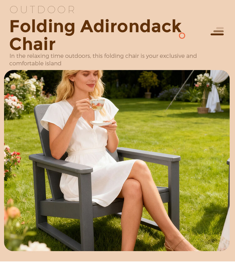 product modern design outdoor patio furniture for home park hotel and courtyard quality factory direct sales folding adirondack chair-1