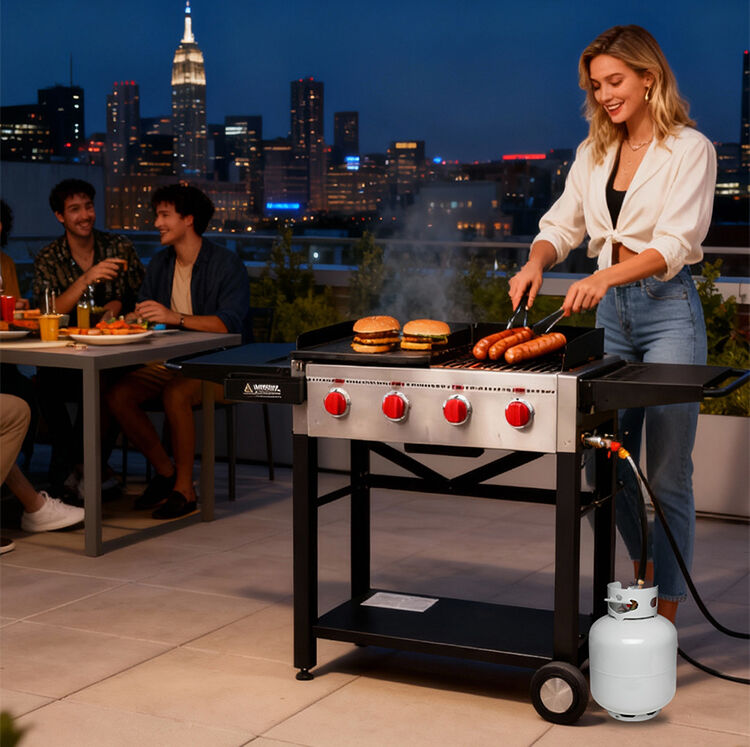 Wholesale High-Power Commercial Barbecue Grill with Plates and Baking Pans Suitable for Outdoor Cooking manufacture