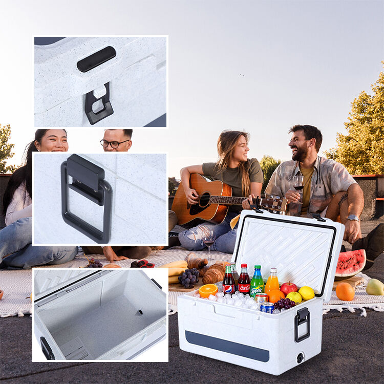 product ice chest cooler box for camping and picnic large capacity cooler box set-7